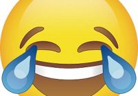 emoji laughing face crying