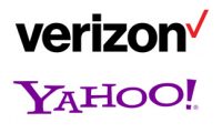 Verizon and Yahoo logos
