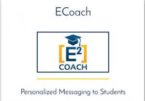 Ecoach logo: personalized messaging to students