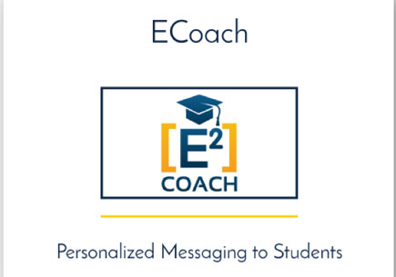 Ecoach logo: personalized messaging to students