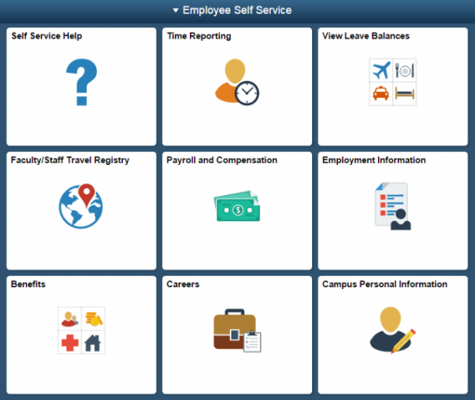 Screenshot of new M-Pathways tile navigation.