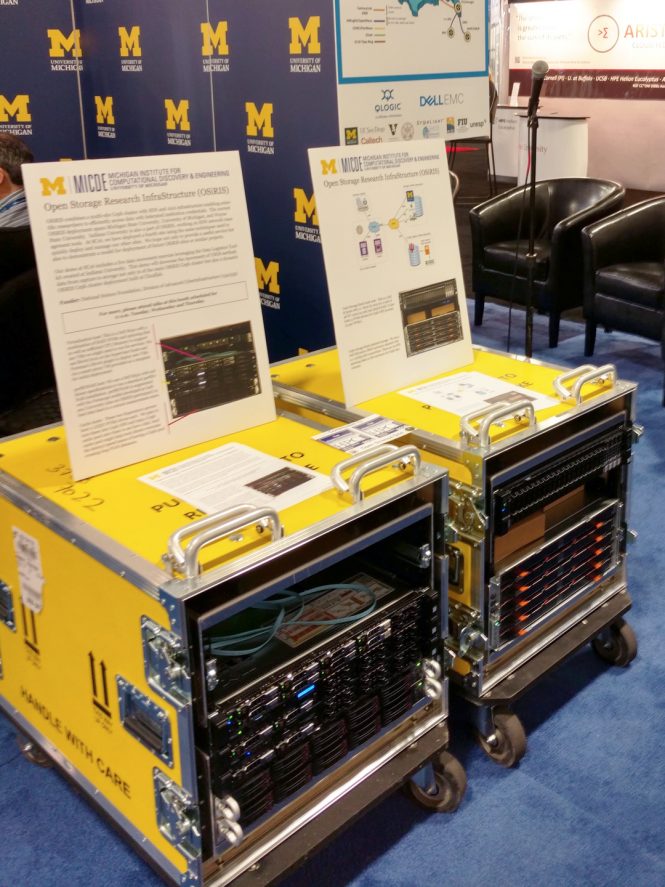 OSiRIS Booth Crates at SC16