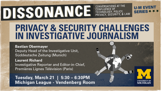 Dissonance Speaker Series graphic