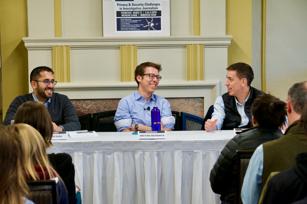 Panelist Laurent Richard makes an endearing point