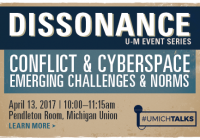 Dissonance: Conflict & Cyberspace graphic