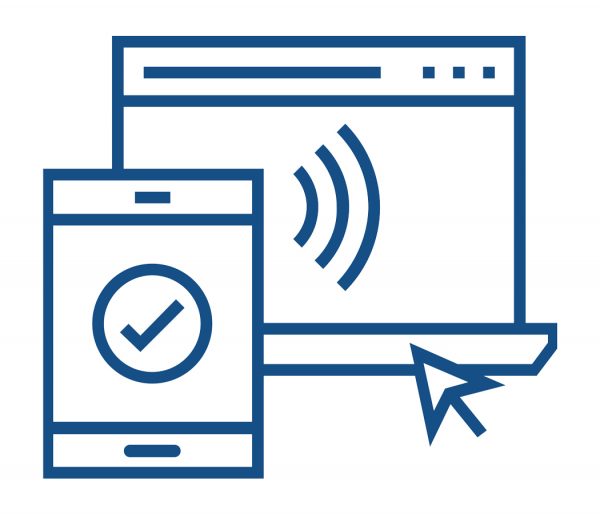 An illustration depicts a digital access management system