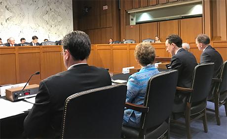 J. Alex Halderman testifies at a Senate hearing