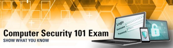 Computer Security Exam 101, show what you know
