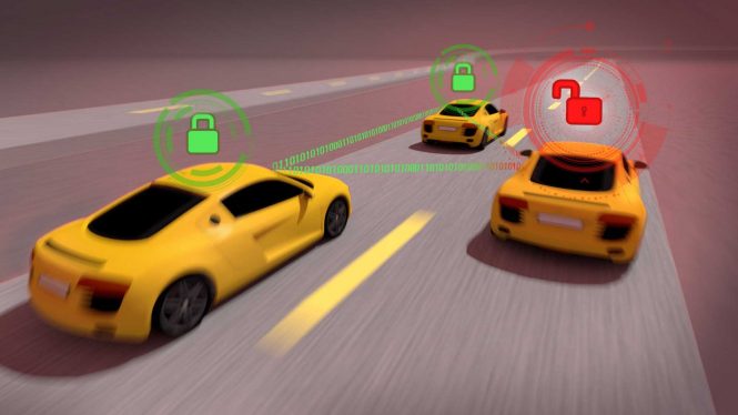 virtual cars on track