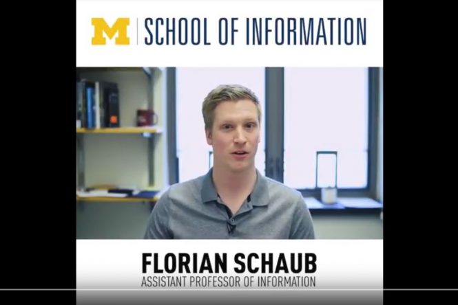 video screen showing Prof. Schaub