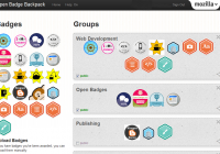 screen capture of Mozilla Backpack user page