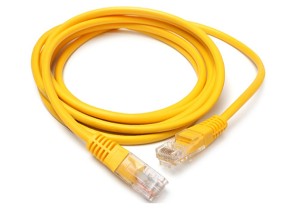 yellow ethernet cable