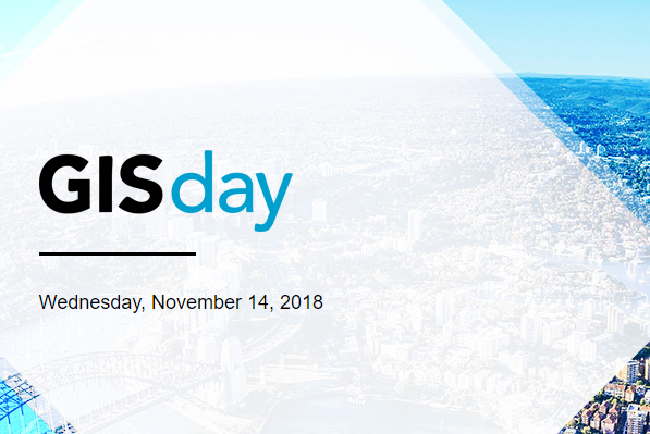 GIS Day, Wednesday, 14 November 2018