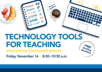 Technology Tools for Teaching: Interactive Demonstrations and Strolling Breakfast