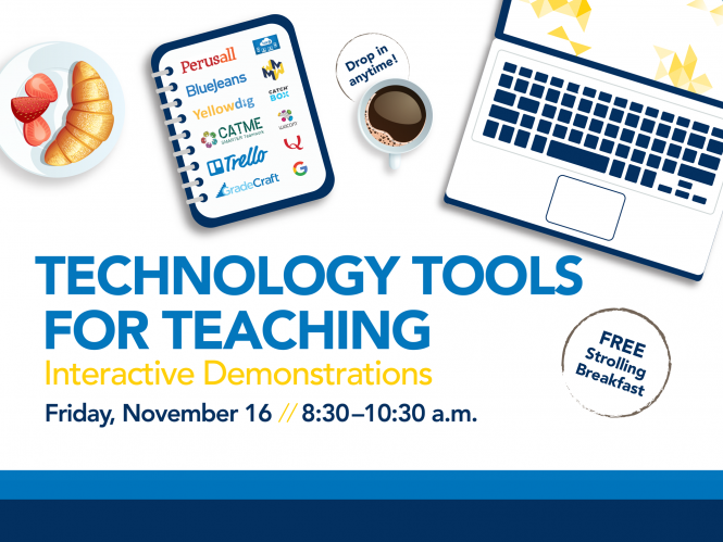 Technology Tools for Teaching: Interactive Demonstrations and Strolling Breakfast
