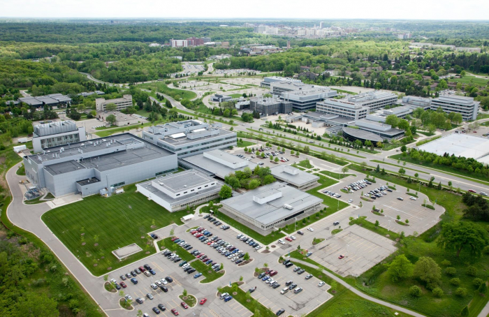 aerial of NCRC campus