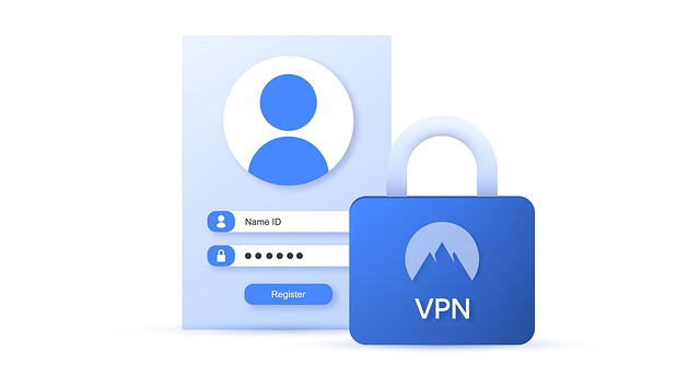 login screen and lock with "VPN"