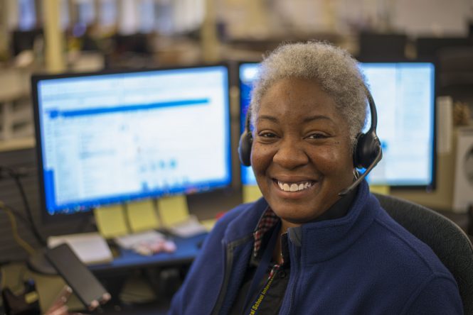 HITS service desk staff member