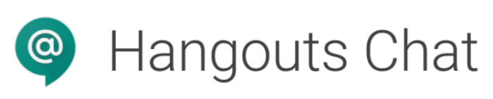 hangouts chat w/logo