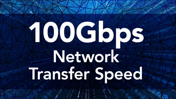 100GBps network transfer speed