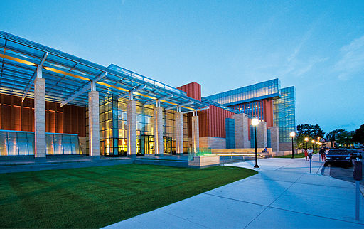 Exterior of Michigan Ross building.