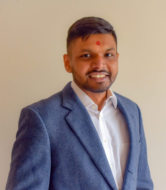 (Portrait of Deep Patel smiling.)