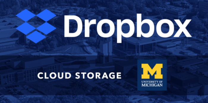 Dropbox cloud storage