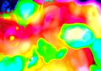 A heat map of thermogenic fat cells [artistic rendering]. (Image courtesy of Life Sciences Institute, multimedia designer Rajani Arora.)