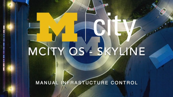 screencapture Mcity, Mcit OS Skyline