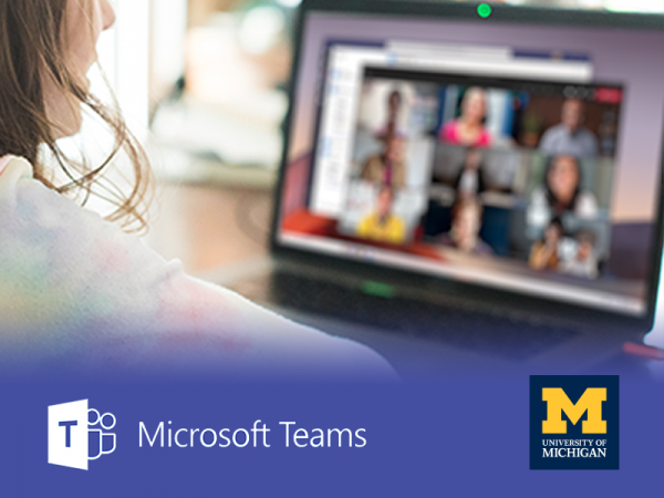 A woman engages in a meeting using Microsoft Teams on her laptop.