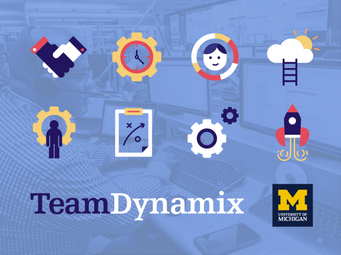 TeamDynamix and University of Michigan logos