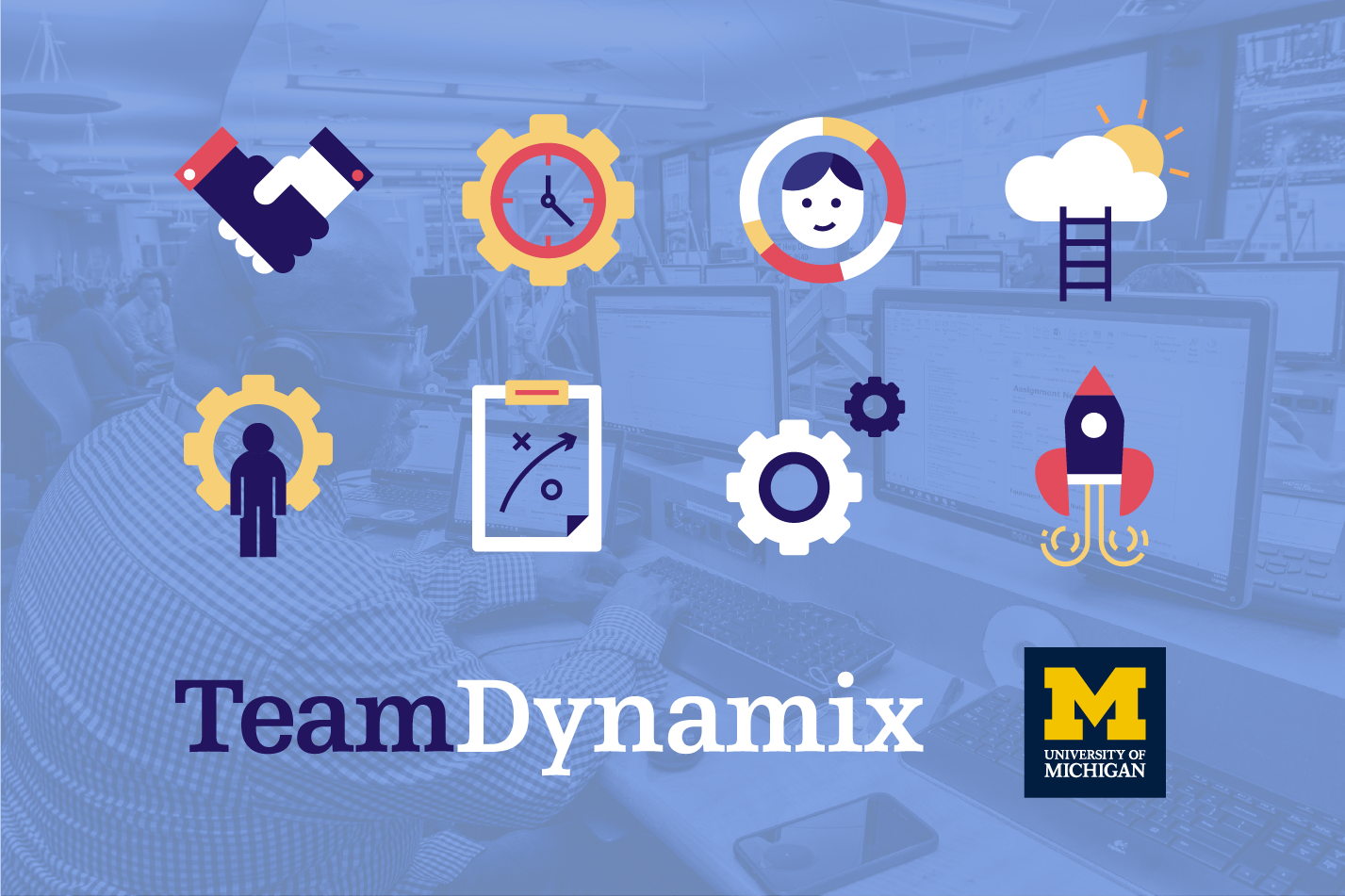 TeamDynamix and University of Michigan logos