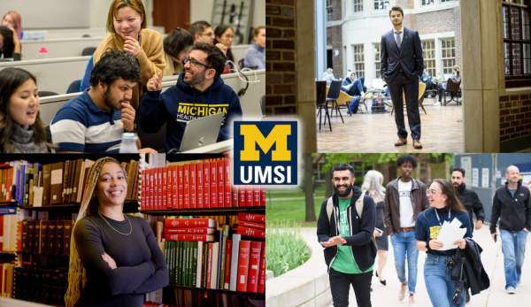 A collage of UMSI students and activities.