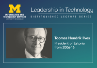 Estonian President Toomas Hendrik Ilves