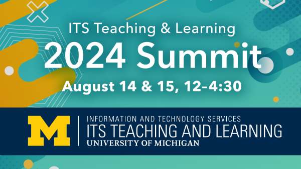 2024 ITS Teaching & Learning Summit graphic