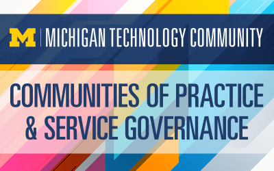 Michigan Technology Community Communities of Practice and Service Governance