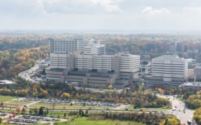Aerial shot of U-M's medical campus