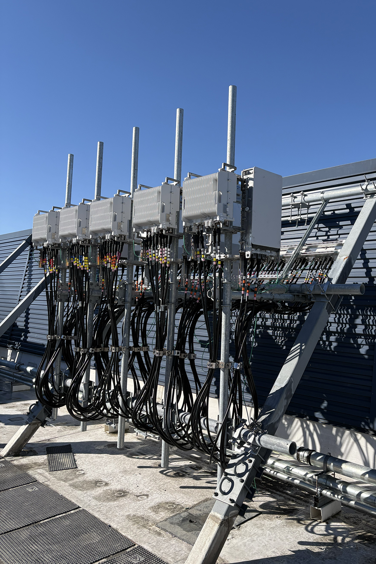 Cellular modules at Michigan Stadium