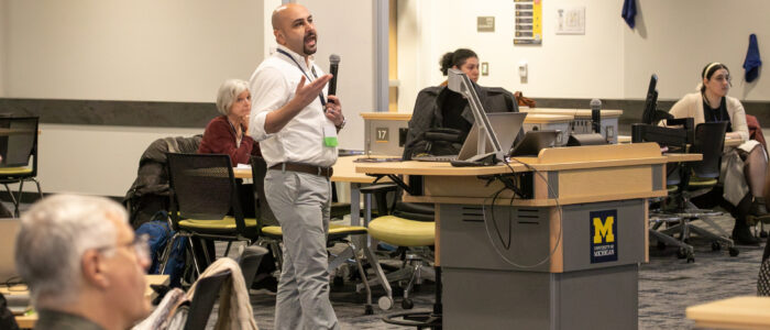 2025 MTech Connect-article-11 Mohamed Mohamed speaking at his breakout session about standardizing documentation using Excel