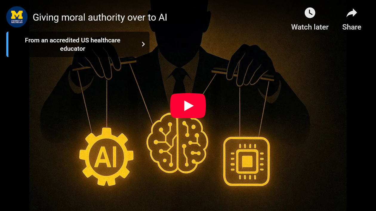 Giving moral authority over to AI