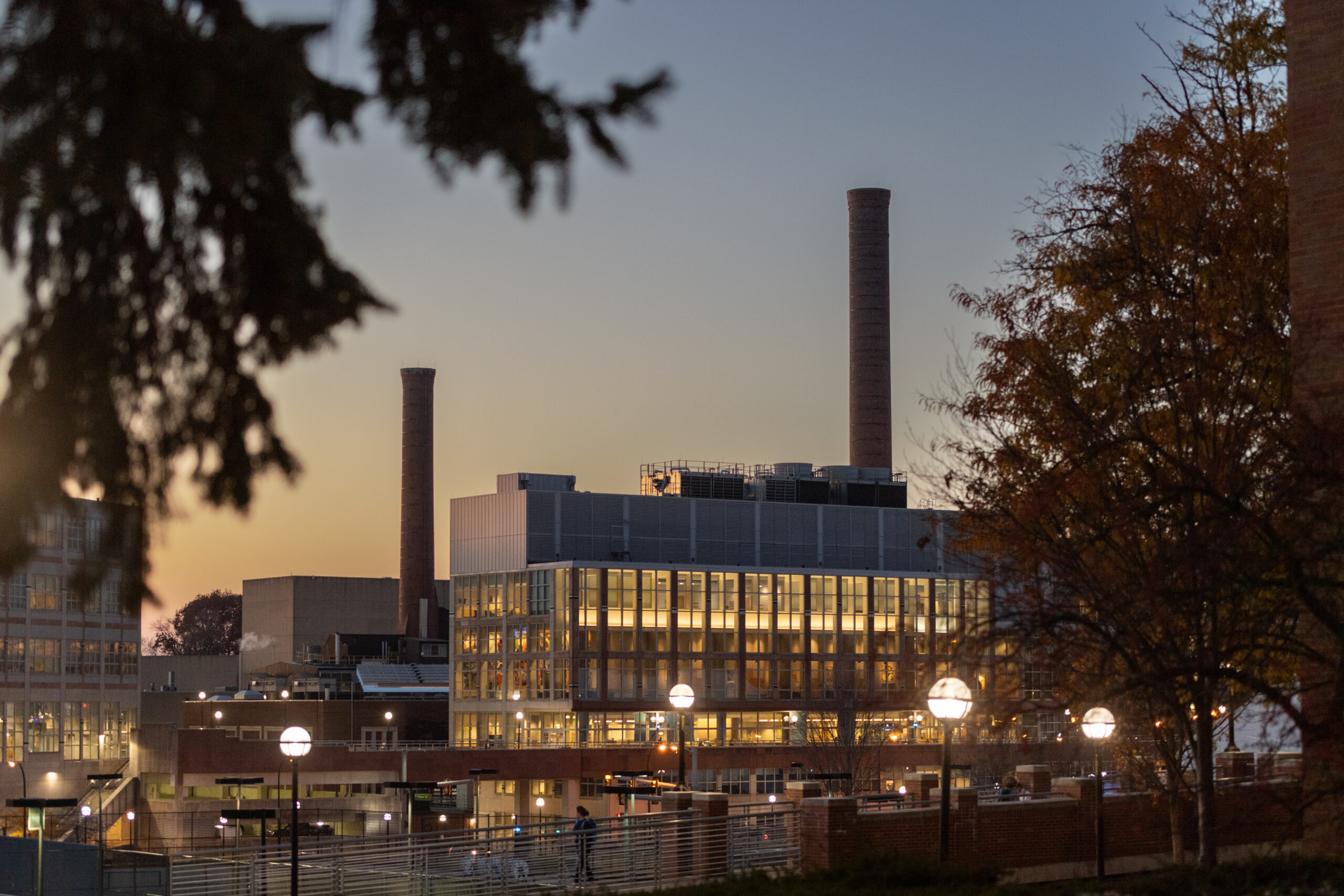 02/11/2022 The exterior details of the Central Campus Power Plant.
