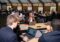 The 2026 ITS Interns sit around a table collaborating on their first day.