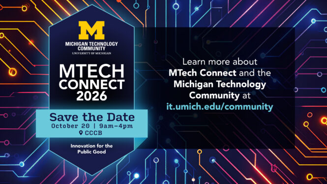 Save the Date for MTech Connect 2026 on October 20 from 9 a.m. to 4 p.m. at the CCCB