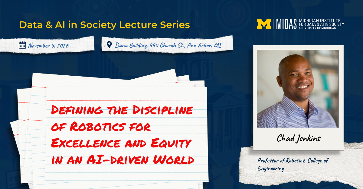 Chad Jenkins, professor of robotics at the U-M College of Engineering.